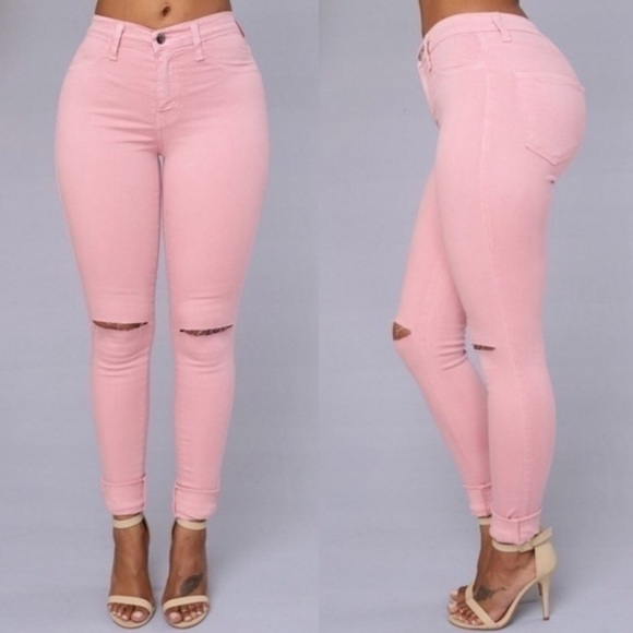 Pants - High Waisted Pencil Pants